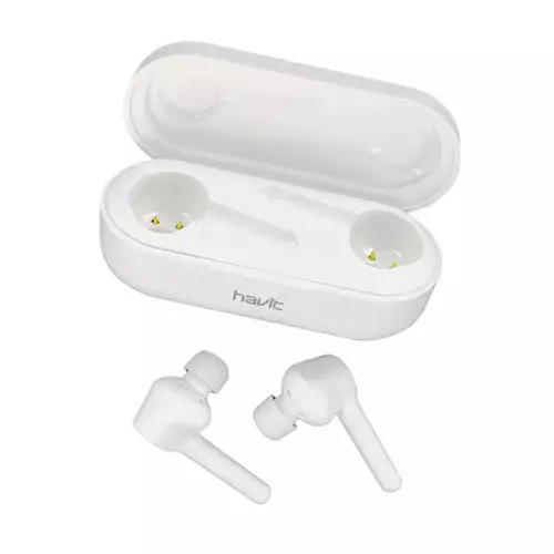 Havit i92 TWS Bluetooth Earphone (White) - 1