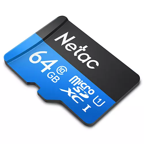 Netac P500 64GB Micro SD Memory Card - 1