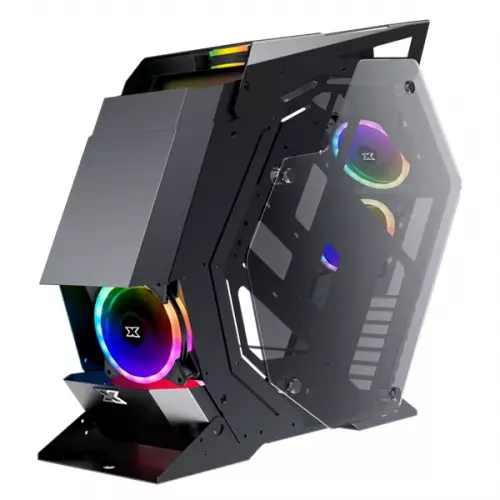 XIGMATEK PERSEUS 5 RGB FAN TEMPERED GLASS GAMING CASE - 1