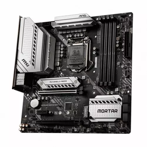 MSI MAG B460M Mortar Wi-Fi Intel 10th Gen Micro-ATX Motherboard - 2
