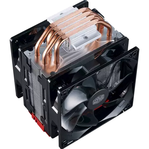 Cooler Master Hyper 212 LED Turbo Air CPU Cooler (Red) - 2