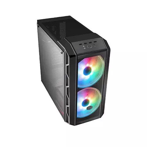 Cooler Master MasterCase H500 ARGB Mid Tower Tempered Glass Gaming Case - 1