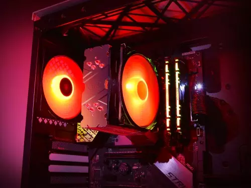 DeepCool Gammaxx 400 V2 Red LED Air CPU Cooler - 3