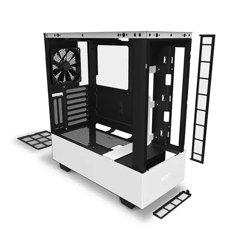 NZXT H510 Elite Compact ATX Mid Tower Case (Matte White) - 3