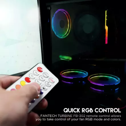 FANTECH TURBINE FB-301 ADDRESSABLE RGB CASE FAN - 3