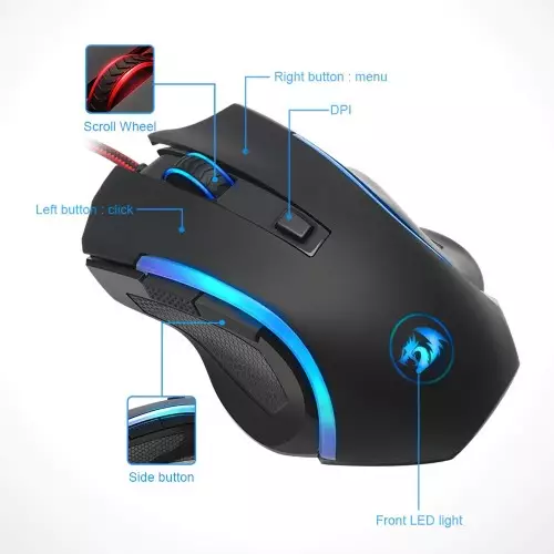 ReDragon Nothosaur M606 USB Wired Gaming Mouse-gallery-2