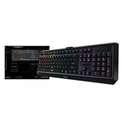 Gamdias HERMES P3 RGB Mechanical Gaming Keyboard - 1