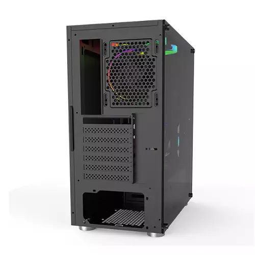 Montech Fighter 500 ATX Mid-Tower Computer Gaming Case (black) - 3