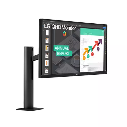 LG 27QN880 27-inch QHD USB-C HDR MONITOR WITH ERGO STAND - 1