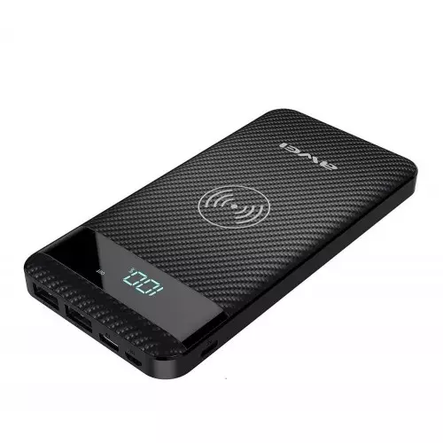 Awei P55K 10000mAh Wireless Power Bank (Black) - 1