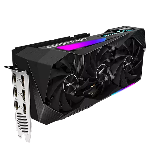 Gigabyte Aorus GeForce RTX 3060Ti Master 8G GDDR6 Graphics Card - 4