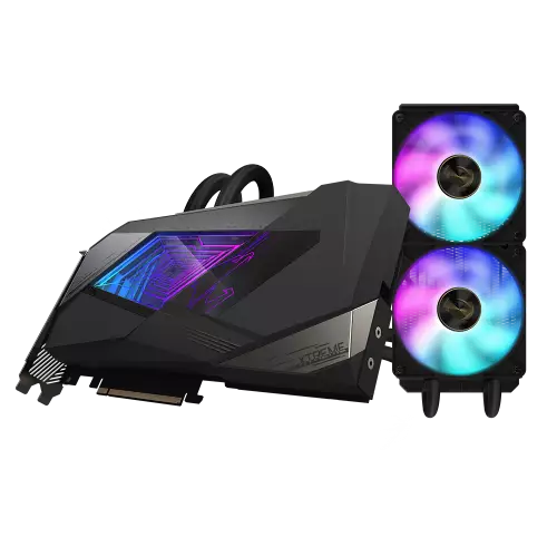 Gigabyte Aorus GeForce RTX 3080 Xtreme WaterForce 10G GDDR6X Graphics Card - 3