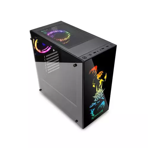 Redragon Steeljaw GC608 ATX mid-Tower Gaming Case - 0
