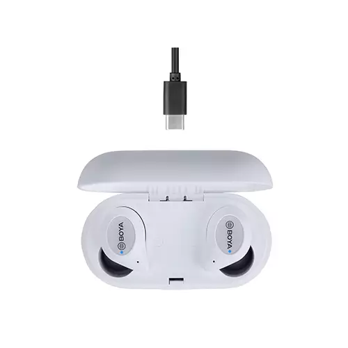 BOYA BY-AP1 True Wireless Stereo Earbuds White - 2