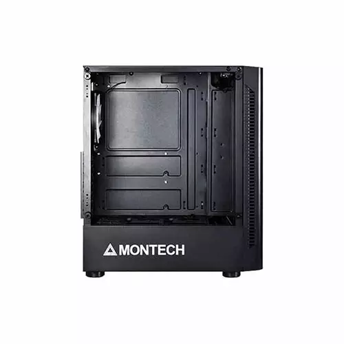 Montech X1 MESH Black Tempered Glass ATX Mid-Tower Gaming Case - 1