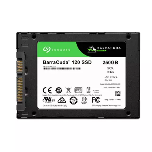 Seagate 250GB BarraCuda 120 SATA III 2.5" Internal SSD - 1