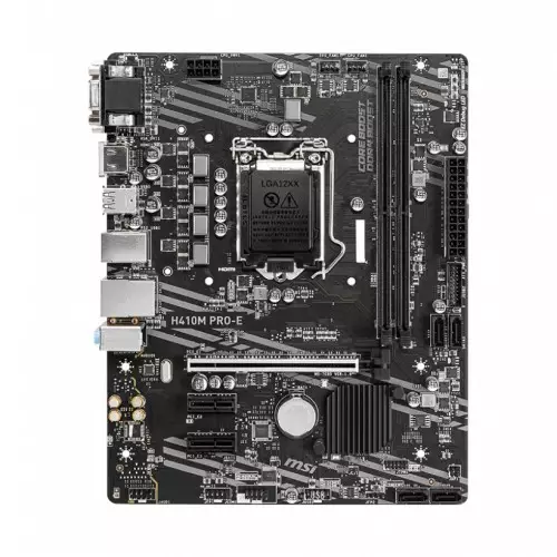 MSI H410M PRO-E Intel 10th Gen Micro-ATX Motherboard - 0