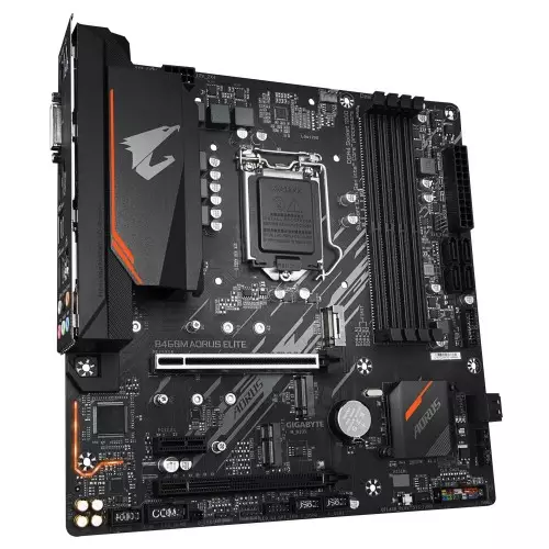 Gigabyte B460M Aorus Elite DDR4 10th Gen Intel Micro ATX Motherboard - 1