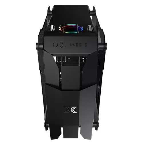 Xigmatek X7 Tempered Glass Super Tower E-ATX Gaming Case (Black) - 2