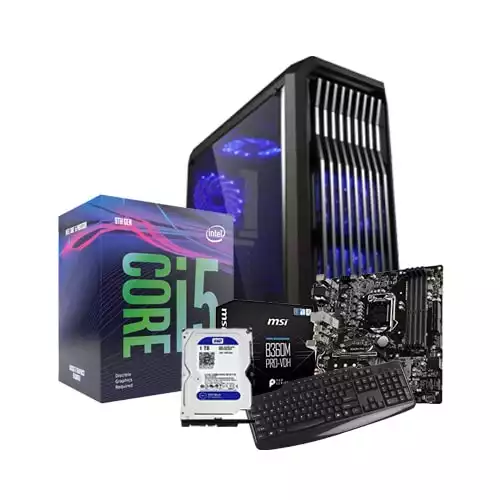 Gaming Desktop TL-02 Core I5 9400F MSI B360 8GB 1TB Desktop PC