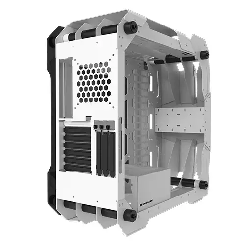 Xigmatek X7 Tempered Glass Super Tower E-ATX Gaming Case (White) - 3