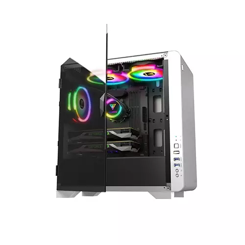 Gamdias MARS E2 Micro Tower Case (White) - 2