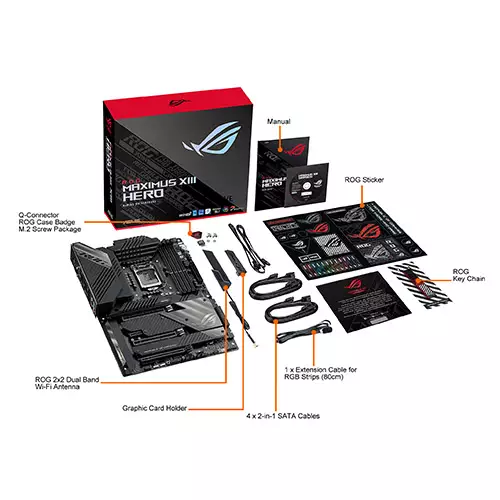 ASUS ROG Maximus XIII Hero INTEL Z590 LGA 1200 ATX MOTHERBOARD - 3