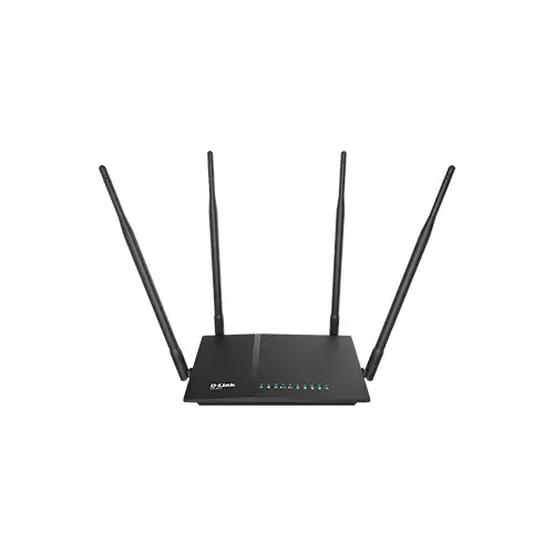 D Link DIR-825 AC1200 Dual-Band 4 Antena Router - 1