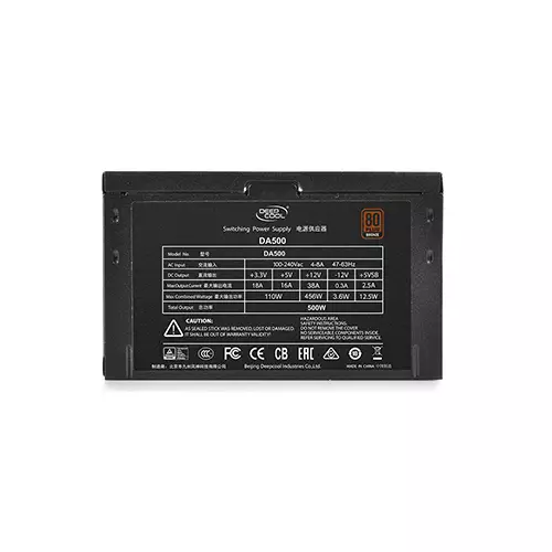 Deepcool DA500 500W 80 PLUS Bronze Power Supply - 3