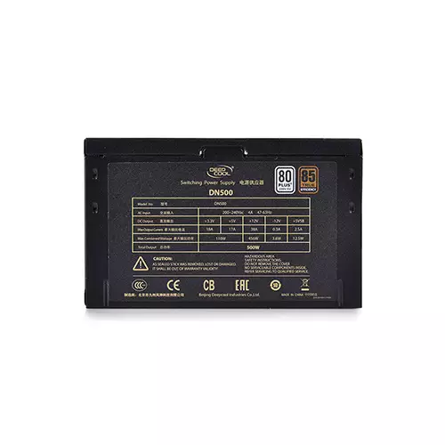Deepcool DN500 500W 80 PLUS EU CERTIFIED Power Supply - 3