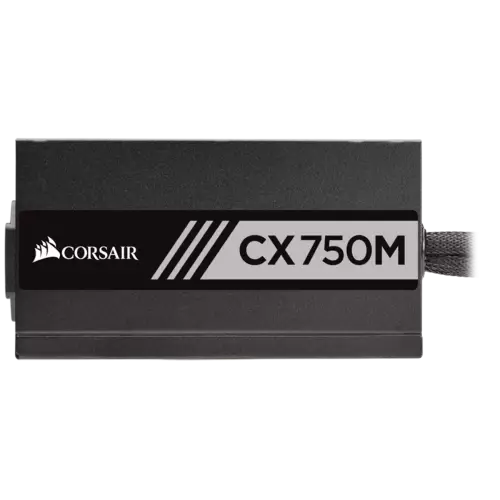 Corsair CX750M 750W 80 PLUS Bronze Certified Semi Modular ATX Power Supply - 1