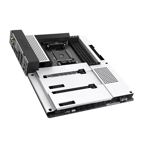 NZXT B550 N7 Matte White AM4 ATX Gaming Motherboard - 2
