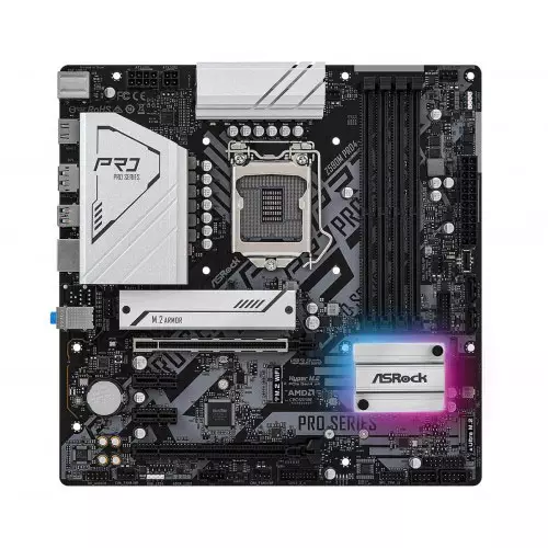 ASRock Z590M Pro4 10th and 11th Gen Micro ATX Motherboard-1