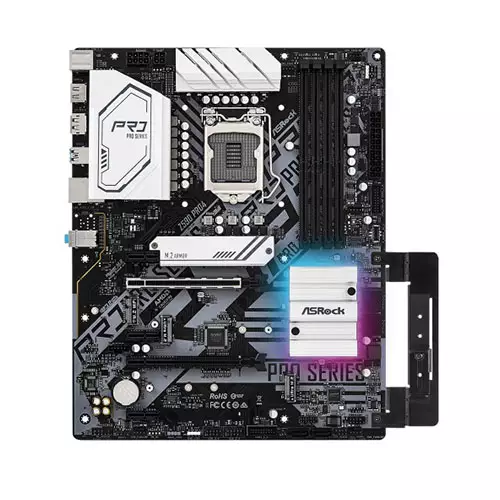ASRock Z590 Pro4 10th and 11th Gen Micro ATX Motherboard - 1