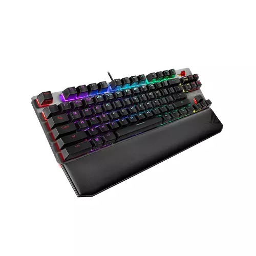 Asus ROG Strix Scope TKL Deluxe Cherry MX Red RGB Wired Mechanical Gaming Keyboard - 1