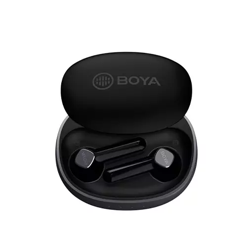 BOYA BY-AP100 Wireless Stereo Earbuds (Black) - 1