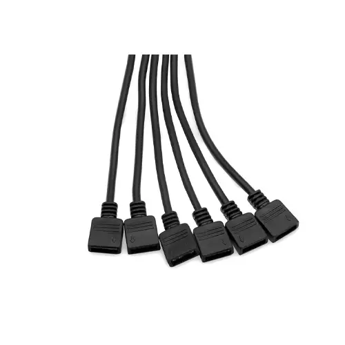 EKWB EK-D-RGB 6-Way Splitter Cable - 1