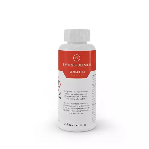 EKWB EK-CryoFuel Solid 250mL Non-transparent Coolants (Scarlet Red)-1