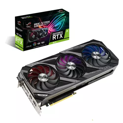 ASUS ROG Strix GeForce RTX 3070 OC 8GB Gaming Graphics Card