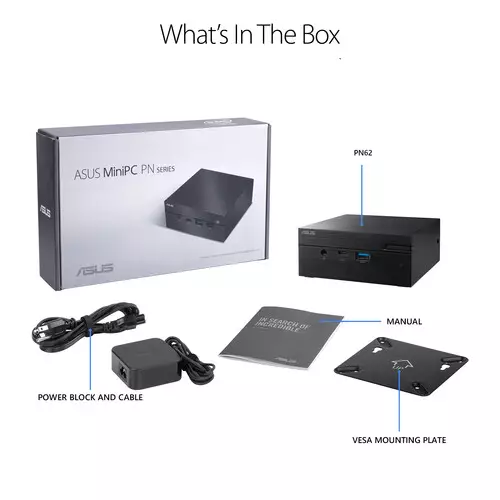 ASUS PN62 Core i3 10th Gen 4GB Ram 500GB HDD Mini Desktop Computer - 2