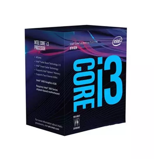 Intel Core i3-8100 4 Core 4 Thread 8th Gen Processor