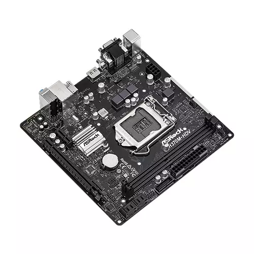 ASRock H370M-HDV 8th and 9th Gen Micro ATX Motherboard (BULK) - 3