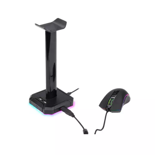 Redragon HA300 Scepter Pro RGB Backlit Gaming Headset Stand - 2