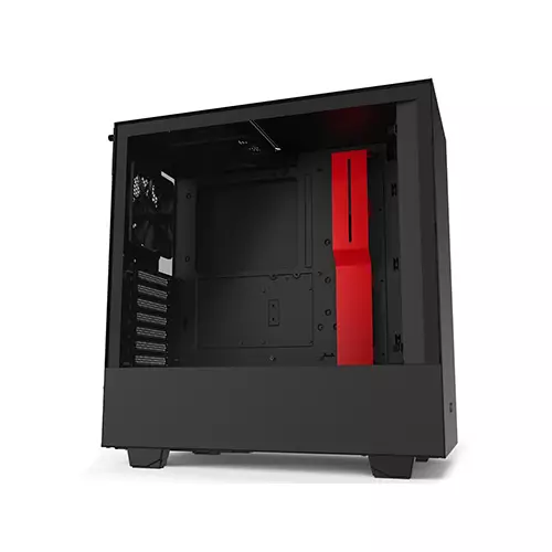 NZXT H510 COMPACT MID TOWER CASE (Black/Red) - 1