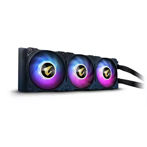 Gigabyte Aorus WaterForce X 360 ARGB LCD 360mm All in One Liquid CPU Cooler - 1