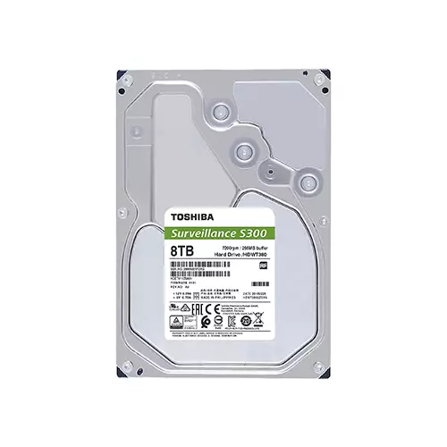 TOSHIBA S300 8TB SURVEILLANCE 7200 RPM 3.5” HARD DRIVE - 1