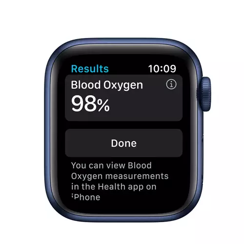 Apple Watch Series 6 (GPS + Cellular 40mm Blue Aluminum Case with Deep Navy Sport Band) - 2