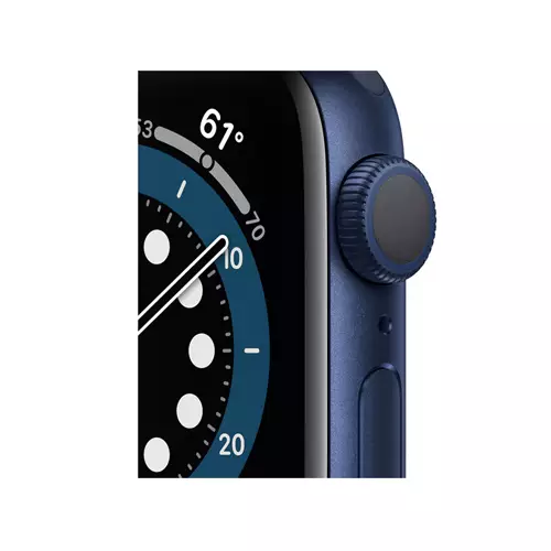 Apple Watch Series 6 (GPS + Cellular 40mm Blue Aluminum Case with Deep Navy Sport Band) - 3