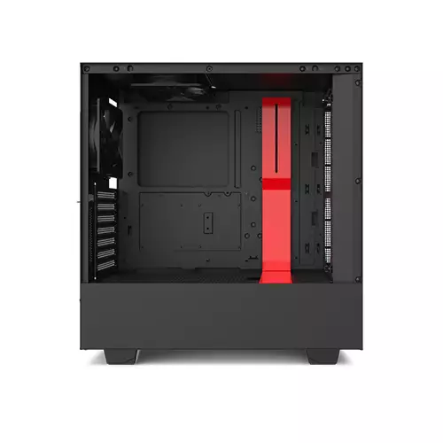 NZXT H510i Compact Mid-Tower RGB Gaming Case (Black/Red) - 2