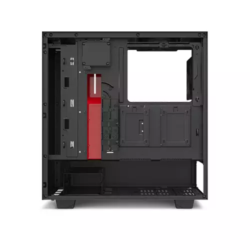 NZXT H510i Compact Mid-Tower RGB Gaming Case (Black/Red) - 4